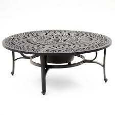 Villa Flora 48 Inch Round Cast Aluminum Wood Burning Patio Fire Pit By Lakeview Outdoor Designs Bbqguys