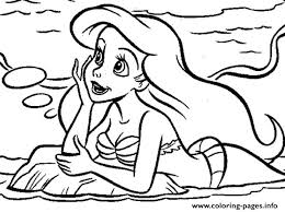 Others look for pictures to share and have fun with their kids. Ariel Daydreamin On A Coral Disney Princess Se73e Coloring Pages Printable