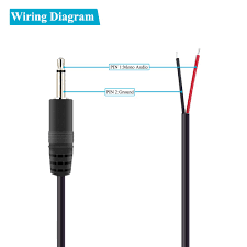 Strip one inch of the wire casing. Amazon Com Fancasee 2 Pack Replacement 2 5mm Male Plug To Bare Wire Open End Ts 2 Pole Mono 2 5mm Plug Jack Connector Audio Cable Repair Industrial Scientific