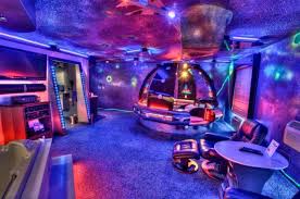 Stay The Night At Sunset Inn Suites A Themed Hotel In The Middle Of Illinois Themed Hotel Rooms Milky Way Space Hotel