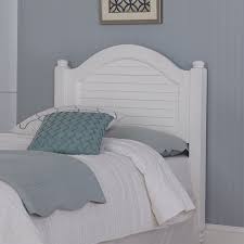 Home Styles Bermuda Wood Shutter Twin Headboard In White 5543 401 Weathered boards and distressed paint give a wooden bed a vintage feel, and bright white paint provides a clean, crisp appearance. home styles bermuda wood shutter twin headboard in white