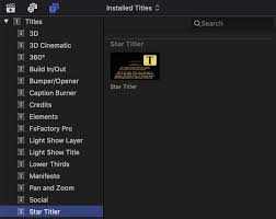 How to make a time lapse in final cut pro x? Star Titler For Final Cut Pro Motion Premiere Pro After Effects