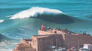 Nazare has been a popular beach resort among the portuguese for many years now and this is unsurprising given the town's fantastic stretch of golden sand. Historic Nazare Waves Nazare Big Wave Surfing