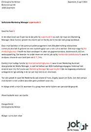 Een Ijzersterke Sollicitatiebrief 2 Voorbeelden Jobat Be