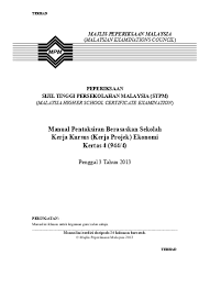 Pengusaha sukar mengubah proses dan reka i. Manual Ini Terdiri Daripada 24 Halaman Bercetak C Majlis Peperiksaan Malaysia 2013