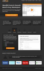 Jotform For Webdesigners Landing Page Flexible Design Portfolio Design Landing Page