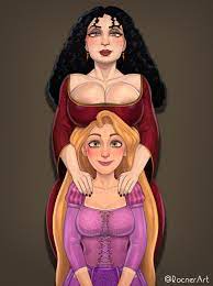 Mother Gothel x Rapunzel comic porn 