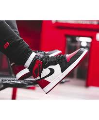 Nike Air Jordan 1 Low Red Black White Nike Air Jordan 1 High Retro Og Bred Toe Black Red White Trainer Uk Air Jordans Cheap Nike Air Max Jordans