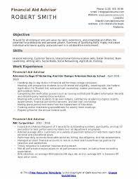 17) collect information from students to determine their eligibility for specific financial aid. Financial Aid Advisor Resume Samples Qwikresume
