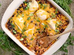 This stuffed chicken breast is full of flavor and cheesy goodness. Salsa Chicken Casserole Budget Bytes