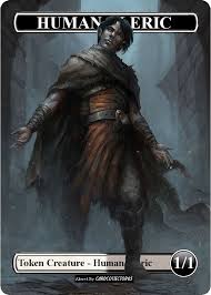 Human Cleric Token Mtg Borderless Dark Fantasy Art Fantasy Heroes Mage