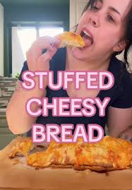 How to Make Stuffed Cheesy Bread with Garlic Oil
