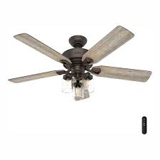 Hunter Crown Canyon 52 In Indoor Regal Bronze Ceiling Fan 53331 Bronze Ceiling Fan Hunter Ceiling Fans Ceiling Fan