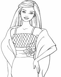 Dessin a colorier barbie a imprimer coloriage barbie sirene sur hugolescargot com. Coloriage Barbie 27480 Dessins Animes Album De Coloriages