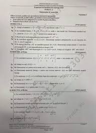 Subiecte bac matematica pentru examenul de bacalaureat. Bac 2020 Ce Subiecte Au Picat La MatematicÄƒ La Profilul Real Specializare MatematicÄƒ InformaticÄƒ
