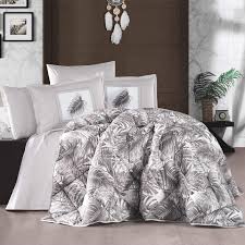 مفرش بوما صيفي مزدوج بني عدد القطع 8 Comforter Sets Cotton Comforter Set Bedding Set