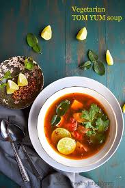 Vegetarian Tom Yum Soup Lets Cook Healthy Tonight Recipe Tom Yum Soup Vegetarian Soup Recipes Tom Yum Soup Recipe Vegetarian