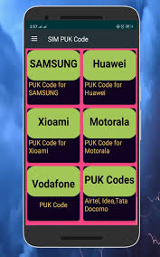 1) the puk code is a number unique to your sim card. Puk Code For Mobile For Android Apk Download