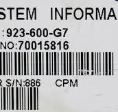 16368 INFICON TRANSPECTOR CPM HEAD 923-600-G7 923-601-G4 | eBay