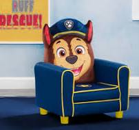 PAW Patrol Chase Figural Upholstered Kids Chair - Delta Children
