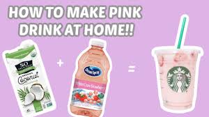 Mix in the creamy goodness. How To Make Starbucks Pink Drink At Home