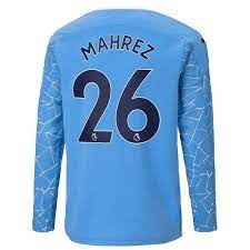 В sarcelles mahrez играет с 2018 в манчестер сити (сити). Riyad Mahrez Trikots Riyad Mahrez Hemden Kleidung Fanatics International