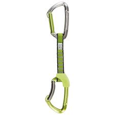 Für noch einfachere bedienung ist der seilseitige karabiner nicht nur gebogen, sondern auch mit einem antitwist gummi fixiert. Climbing Technology Lime Set Nylon Express Set Online Kaufen Bergfreunde De