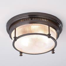 Picking the right ceiling flush mount lights can have a huge impact on the rooms in your home. Fresnel Glass Industrial Flush Mount Ceiling Light Glass Ceiling Lights Ceiling Lights Industrial Ceiling Lights