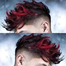 Pin By Occultjackalope On Men S Color Red Hair Men Dyed Hair Men Boys Colored Hair