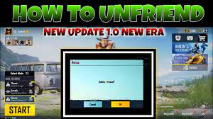 How To Unfriend Someone Pubg Mobile 1 0 New Era New Update 1 0 Pubg Mobile How To Unfriend Youtube