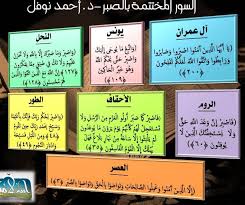 السور ختمت بالصبر في القران Quran Holy Quran Quotes