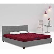 Wake Up Foam Double Mattress 72x48x4 Inch Maroon Comfort Mattress Mattress Foam Mattress
