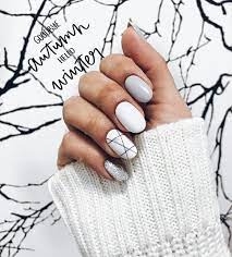 Winter Nail Designs 2017 2018 Cute And Simple Nail Art For Winter Ladylife Winter Nails Winter Nail Designs Super Nails