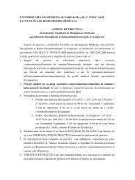 Facultatea de bioinginerie medicală are drept obiectiv major formarea de specialişti cu solide cunoştinţe şi deprinderi în domeniul biomedical, în. Bioinginerie Medicala