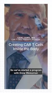 Creating CAR T cells inside the body