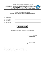_____ dengan ini kami mengajukan permohonan untuk mencabut anak tersebut dari smp daarul falaah cisaat, dengan. Surat Pernyataan Diterima Menjadi Siswa Baru
