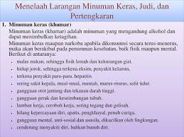 Soal uts pts pai kelas 8 smp semester 2 kurikulum 2013 dan kunci kunci jawaban lks ekcellent bahasa inggris kelas x foods nature soal pas pai kelas 10. Larangan Tentang Minuman Keras Judi Dan Pertengkaran Ppt Download