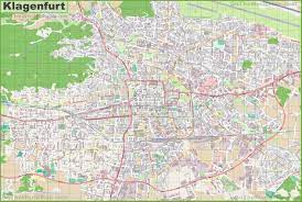 Where is klagenfurt on map of austria. Large Detailed Map Of Klagenfurt