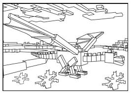 Of course, the ender dragon is a 6 limbed creature while the ice and fire dragons are 4 limbed but you could imagine what mutations years of isolation in the end might have. Ender Dragon Coloring Pages Coloring Home