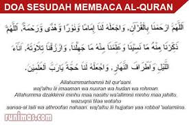 Secara umum, berdoa itu boleh saja menggunakan lafadz sendiri sesuai dengan apa yang diinginkan dari allah 'azza wa jalla. Doa Sebelum Dan Sesudah Membaca Alquran Latin Sesuai Sunnah Runimas