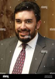 Brady Henderson, legal director for the ACLU of Oklahoma, arrives for a  court hearing in Oklahoma City, Friday, Sept. 11, 2015, A judge ruled that  the Ten Commandments Monument at the state