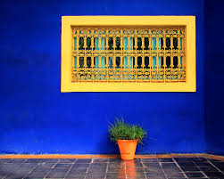 Peinture murale pour exterieur bleu majorelle. Peinture Bleu Majorelle Leroy Merlin Gamboahinestrosa