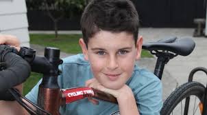 Charity rider bounces back