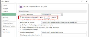 data disappears in excel how to get it back