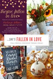 Top 6 Fall Bridal Shower Themes Pretty Printables Ink Fall Bridal Shower Decorations Fall In Love Bridal Shower Fall Wedding Shower
