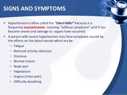 High blood pressure is a largely symptomless silent killer. if you ignore your blood pressure because you think a certain symptom or sign however, dizziness should not be ignored, especially if the onset is sudden. High Blood Pressure