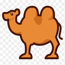 A domesticated desert dwelling mammal found across africa and asia. Dromedary Bactrian Camel Emoji Sms Text Messaging Earth Cartoon Mammal Carnivoran Png Pngegg