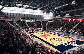 new 96 5 million ole miss basketball arena hosts first game