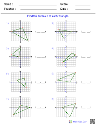 Geometry Worksheets Geometry Worksheets For Practice And Study