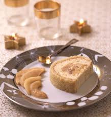 Buche Legere Pommes Roties Caramel Au Beurre Sale Et Creme Chiboust Recette Pomme Rotie Caramel Au Beurre Sale Caramel Facile